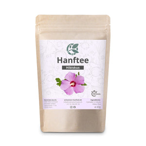 Hanftee mit Hibiskus - CBD MED Schweiz